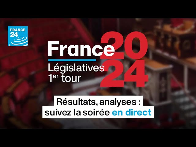 ⁣Législatives 2024 1er tour - Résultats, analyses : suivez la soirée en DIRECT
