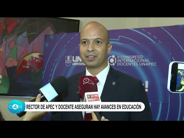 ⁣Rector de APEC y docentes aseguran hay avances en educación