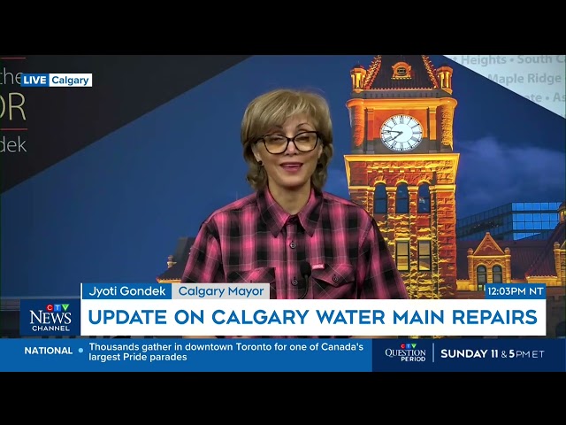 ⁣Calgary waiting for results from water sample test | Calgary's water supply