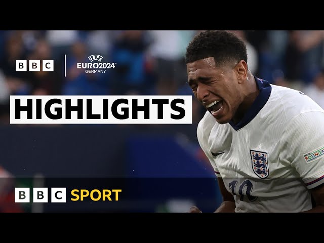 ⁣Highlights: England 2-1 Slovakia | Euro 2024 - BBC