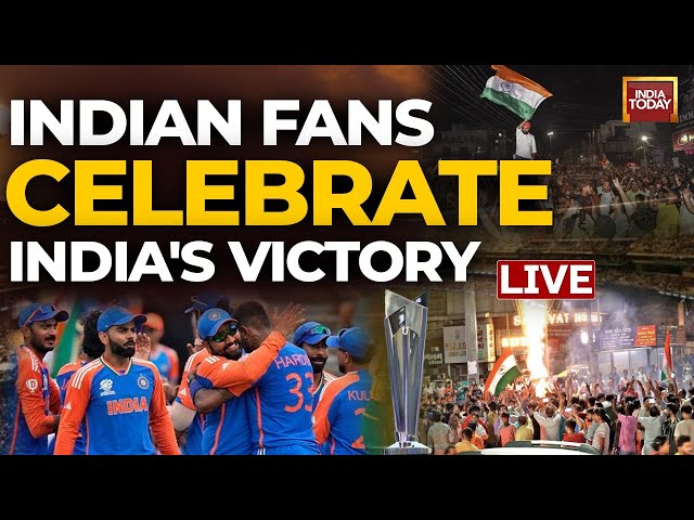 ⁣LIVE: India Wins T20 World Cup | Fans Celebrate India's Victory | T 20 World Cup | India Today 