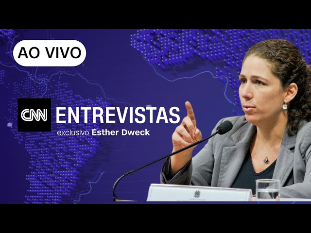 ⁣AO VIVO: CNN Entrevistas com Esther Dweck, ministra da Gestão e da Inovação em Serviços Públicos
