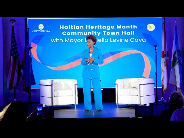 ⁣Haitian Heritage Month Community Town Hall 2024