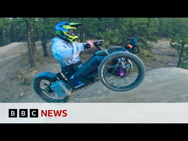 ⁣Could new tech help mountain biking become part of the Paralympics? | BBC News