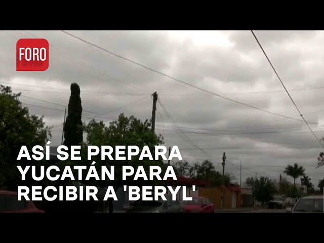 ⁣Yucatán monitorea trayectoria del huracán Beryl: Protección Civil - Las Noticias