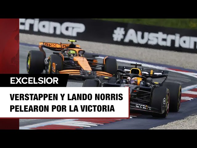 ⁣Polémico contacto entre Lando Norris y Max Verstappen