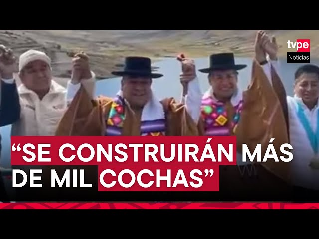 ⁣Ayacucho: Jefe de gabinete lideró inauguración de la represa Pallcca