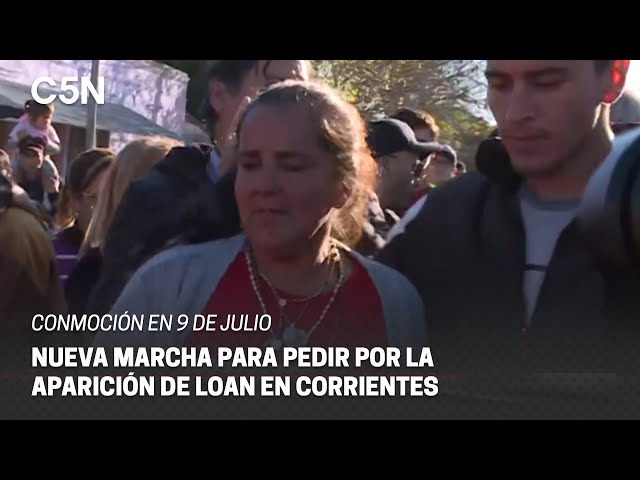 ⁣"Queremos a LOAN": nueva MARCHA renovó el PEDIDO de JUSTICIA de los PADRES del NIÑO