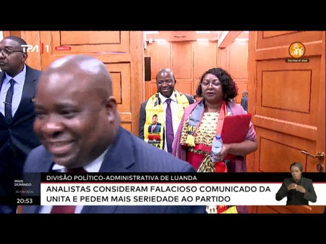 ⁣Divisão política administrativa de Luanda- Analistas consideram falacioso comunicado da UNITA