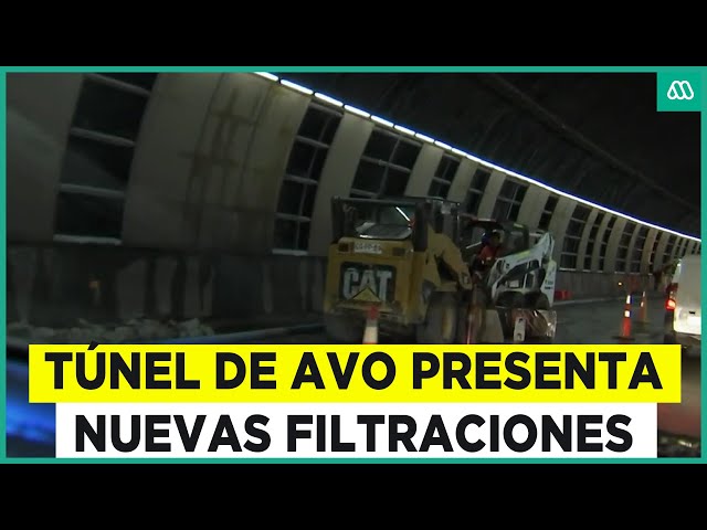 ⁣Autoridades piden el fin de la concesión: Túnel de Vespucio Oriente nuevamente presenta filtraciones