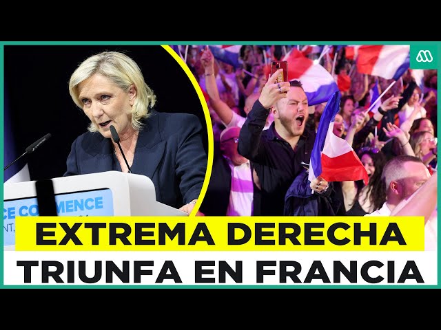 ⁣Extrema derecha triunfa en Francia: Macron llama a la unión para contrarrestar la victoria