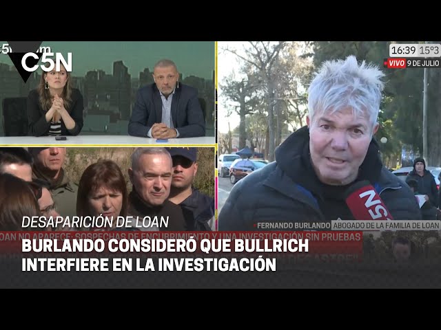 ⁣CASO LOAN: FERNANDO BURLANDO ASEGURÓ que "la INVESTIGACIÓN es un DESASTRE"