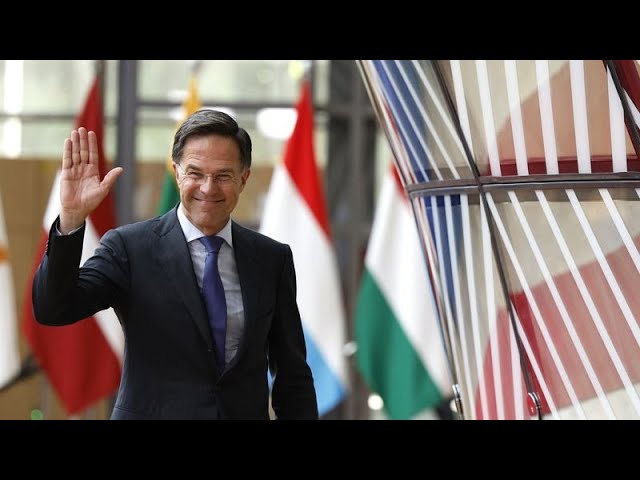 ⁣Varweel Nederland - welkom NATO: Mark Rutte ruft zu Unterstützung der Ukraine auf