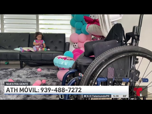 ⁣Niñita necesita ayuda para costear tratamiento tras quedar parapléjica