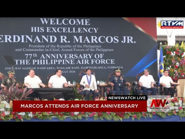 ⁣President Bongbong Marcos attends Air Force Anniversary