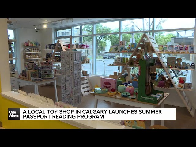⁣A local toy shop in Calgary launches summer passport reading program