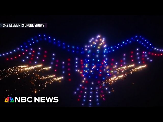 ⁣Towns across America are ditching drones for fireworks in a patriotic battle for the sky