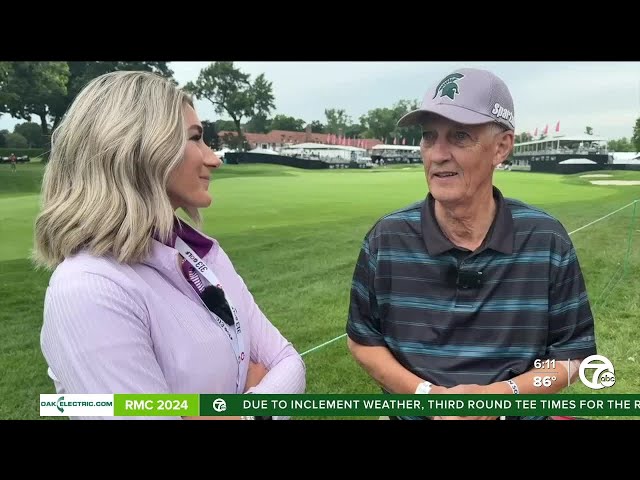 ⁣Grandson, grandfather enjoy final trip to Rocket Mortgage Classic together