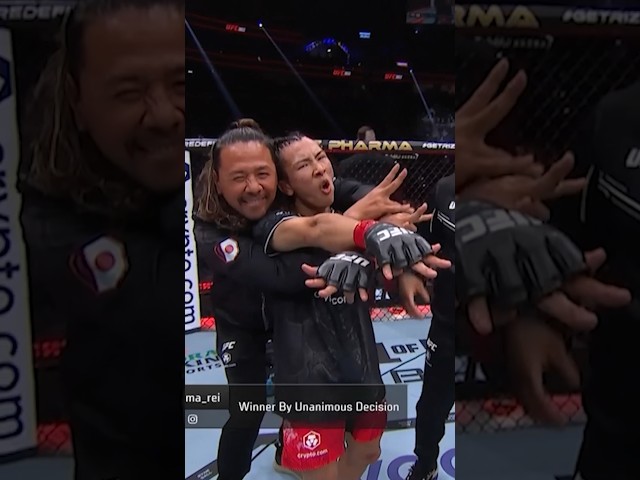 ⁣WWE’s Shinsuke Nakamura Showed Up For Rei Tsuruya’s UFC Debut 