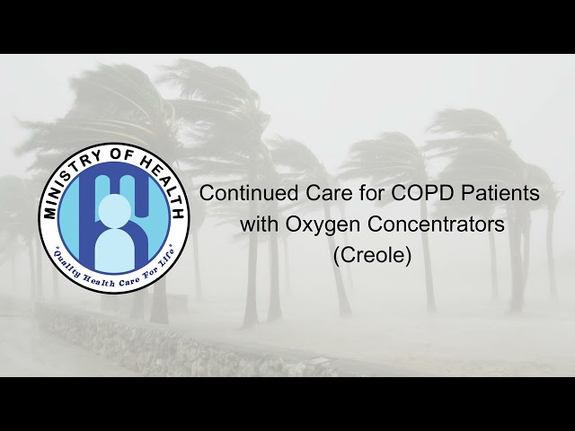 ⁣Continued Care for COPD Patients with Oxygen Concentrators (Creole)