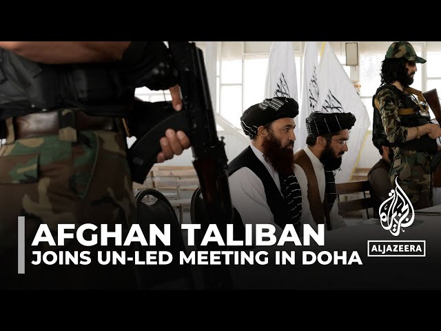 ⁣Taliban joins first UN-led meeting in Doha to discuss economy and women's rights