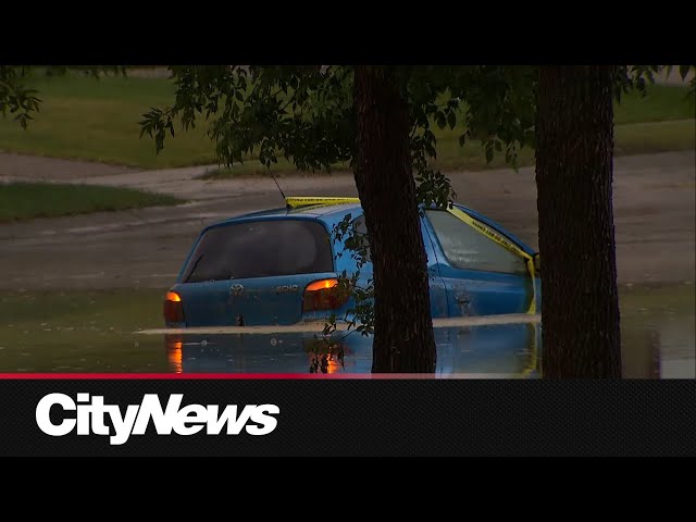 ⁣Severe thunderstorms cause floods in areas of Calgary