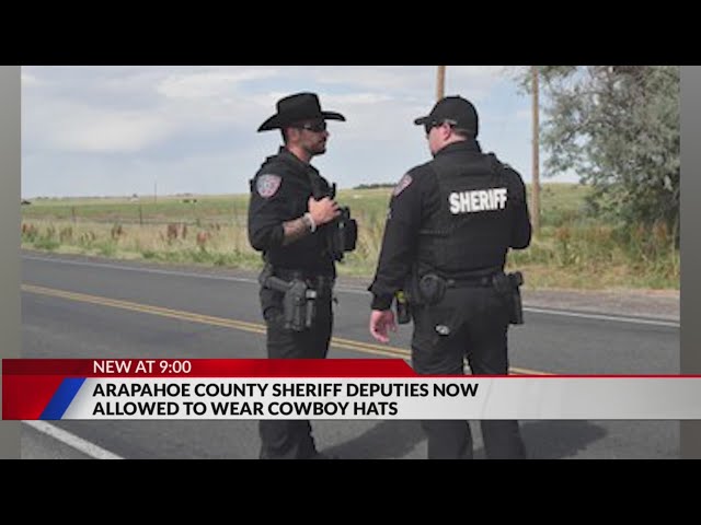 ⁣Colorado sheriff's office allows deputies to wear cowboy hats for 1st time in decades
