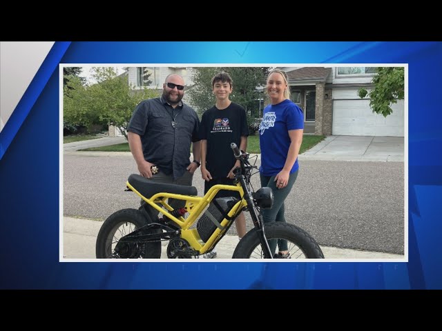 ⁣12-year-old reunited with stolen bike, investigators still looking for alleged suspect