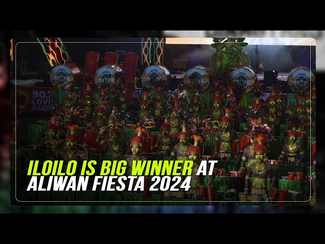 ⁣Iloilo is big winner at Aliwan Fiesta 2024