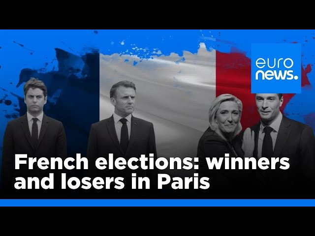 ⁣French election results: winners and losers in Paris | euronews 