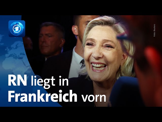 ⁣Frankreich-Wahl: Rechtsnationale von Le Pen in erster Runde vorne
