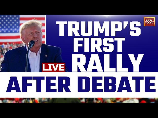 ⁣Donald Trump LIVE: Trump Meet His supporters In Chesapeake Virginia After 1st US Presidential Debate