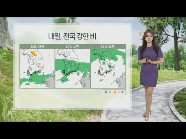 ⁣[날씨] 내일 전국 강한 비바람…제주 150㎜·수도권 120㎜ 이상 폭우 / 연합뉴스TV (YonhapnewsTV)
