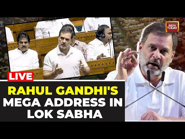 ⁣Rahul Gandhi LIVE: Rahul Gandhi's Speech In Parliament LIVE | Rahul Gandhi In Lok Sabha LIVE