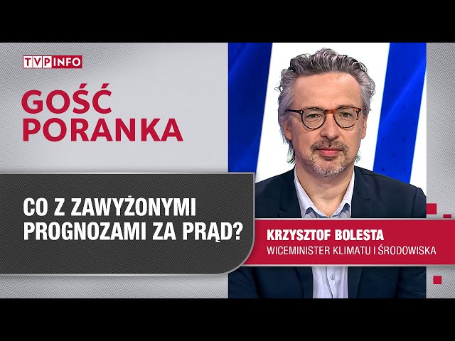 Co z zawyżonymi prognozami za prąd? Wiceminister klimatu wyjaśnia | GOŚĆ PORANKA