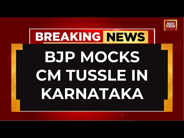 ⁣Open Factionalism In Congress: BJP Reacts To Karnataka CM Tussle | India Today