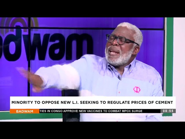 ⁣Kofi Kapito, CEO for Consumer Protection Agency on the issue of cement prices in Ghana.
