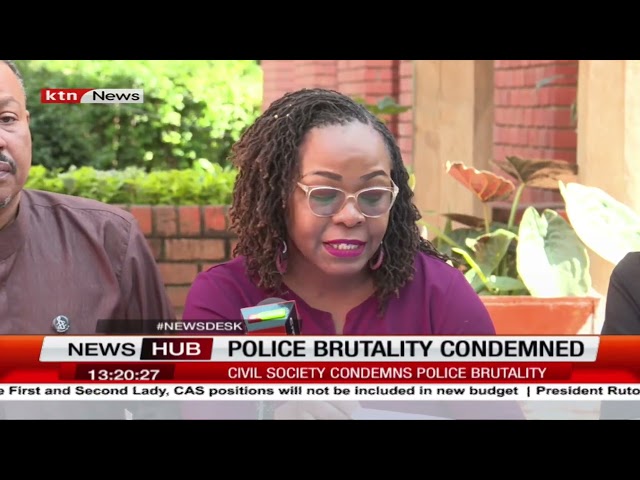 ⁣Civil Societies condemn police brutality during demonstrations