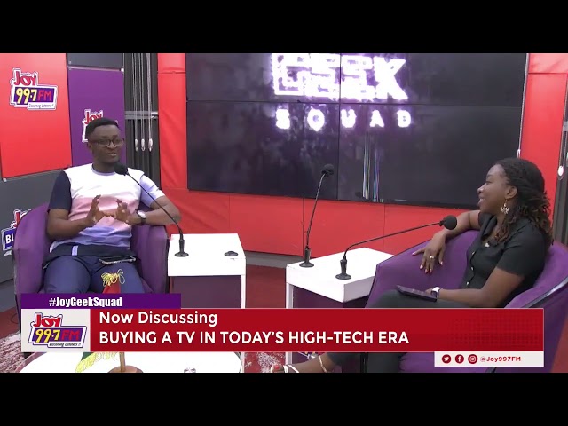 ⁣All those in Ghana using 8K TVs have wasted their money - Samuel Boateng #JoyGeekSquad