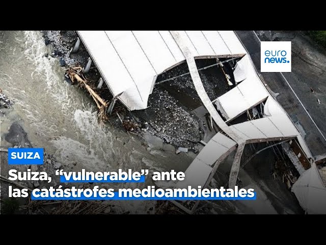 ⁣La Policía suiza no descarta que haya más víctimas tras las últimas inundaciones