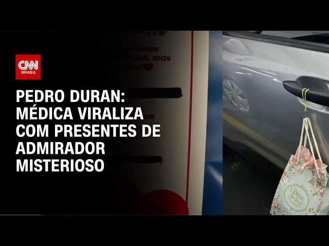 ⁣Pedro Duran: Médica viraliza com presentes de admirador misterioso | CNN NOVO DIA