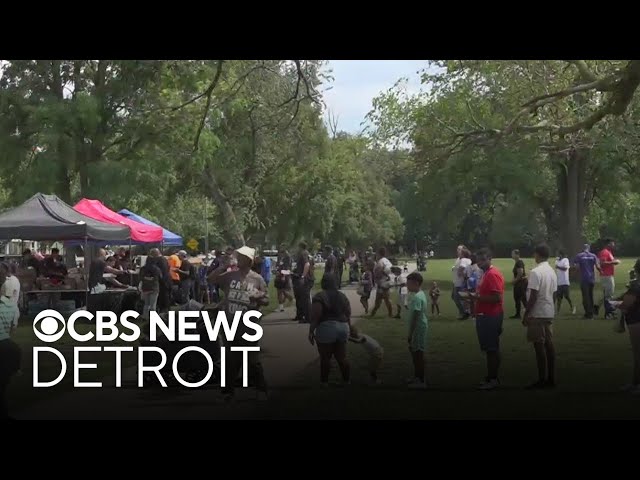⁣Detroit "Peacenics" hosted to encourage community safety