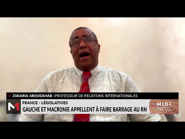 ⁣Législative en France: Gauche et Macronie appellent à faire barrage au RN