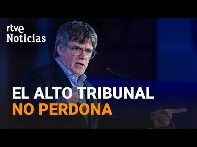 ⁣LEY AMNISTÍA: EL SUPREMO mantiene ORDEN de DETENCIÓN a PUIGDEMONT por DELITO DE MALVERSACIÓN | RTVE