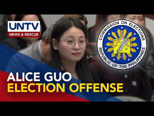 ⁣Comelec orders to study possible case vs. Mayor Alice Guo