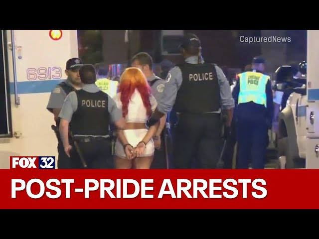 ⁣Mass arrest reported in Lake View after Pride celebrations