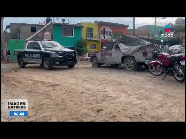 ⁣Dos hombres fueron atacados a balazos en Tlaquepaque | Imagen GDL con Ricardo Camarena
