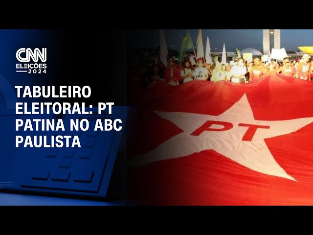 ⁣Tabuleiro Eleitoral: PT patina no ABC paulista | CNN NOVO DIA