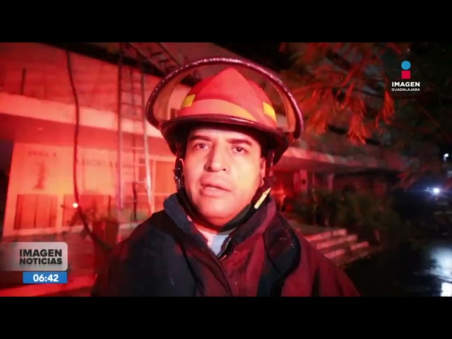 ⁣Un hombre perdió la vida en un incendio en Guadalajara | Imagen GDL con Ricardo Camarena