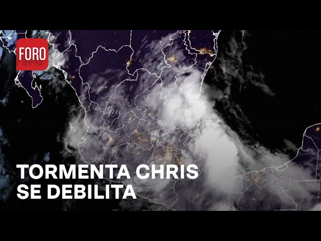 ⁣Chris se degrada a depresión tropical: Seguirán las lluvias - Las Noticias